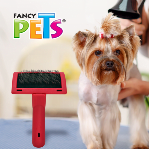 FL9415_M Fancy pets - Carda para perros Tamaño Mediano Color Rojo