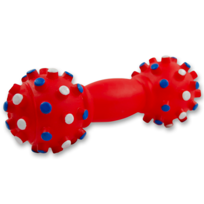 Sharpaw - Juguete para Perros Mancuerna con Sonido Squeaky