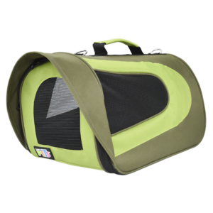Fancy Pets - Transportadora de Tela Verde Olivo Fashion