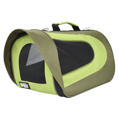 Fancy Pets - Transportadora de Tela Verde Olivo Fashion
