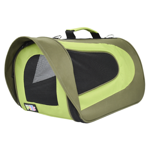 Fancy Pets - Transportadora de Tela Verde Olivo Fashion