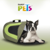 Fancy Pets - Transportadora de Tela Verde Olivo Fashion