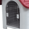 Sunny - Casa para Perro con Teja y Puerta Metálica