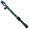 Collar para Gato con Cascabel Color Azul con Rombos de Colores