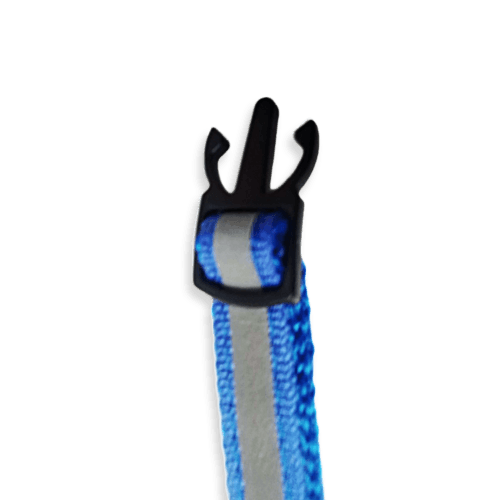 Collar para gato con Cascabel Color Azul con Bandas Reflejantes