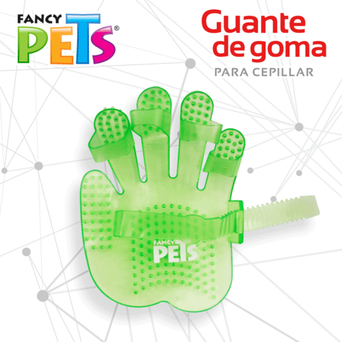 FL8317 Fancy pets - Guante para cepillar Perros de Pelo Corto