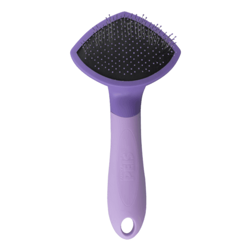 Carda para gato Expert Carda para gato Expert de cerdas de acero inoxidable con puntas recubiertas. Para todo tipo de razas y pelaje, cepilla y desenreda el manto, ayuda a retira pelo muerto y cuida el higiene en el pelo de tu mascota.