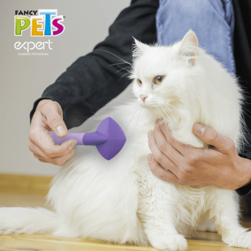 Carda para gato Expert de cerdas de acero inoxidable Carda para gato Expert de cerdas de acero inoxidable con puntas recubiertas. Para todo tipo de razas y pelaje, cepilla y desenreda el manto, ayuda a retira pelo muerto y cuida el higiene en el pelo de tu mascota.