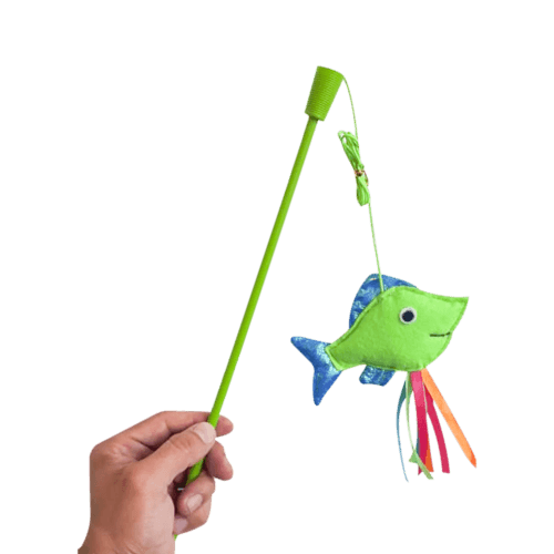 FL8261_F Fancy Pets - Juguete Caña de Pescar para Gato
