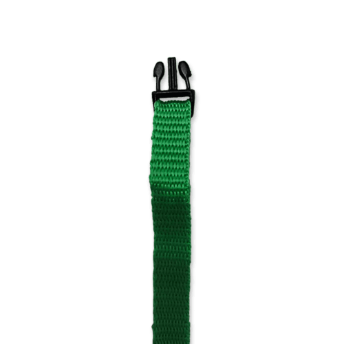 Collar para perros color verde, fabricado con tela de nylon ideal para brindar seguridad y comodidad a tu mascota. El collar es de tamaño chico, con medida de 35cm de largo como máximo, el cual es ajustable y 1cm de ancho.