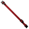 Collar para perros color rojo, fabricado con tela de nylon ideal para brindar seguridad y comodidad a tu mascota. El collar es de tamaño chico, con medida de 35cm de largo como máximo, el cual es ajustable y 1cm de ancho. Ideal para Razas mini o pequeñas.