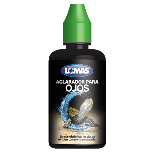Aclarador de Ojos para Tortugas 120ml, limpia y desinfecta los ojos de tortugas con edema en parpados.